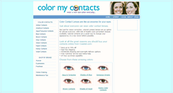 Desktop Screenshot of colormycontacts.com